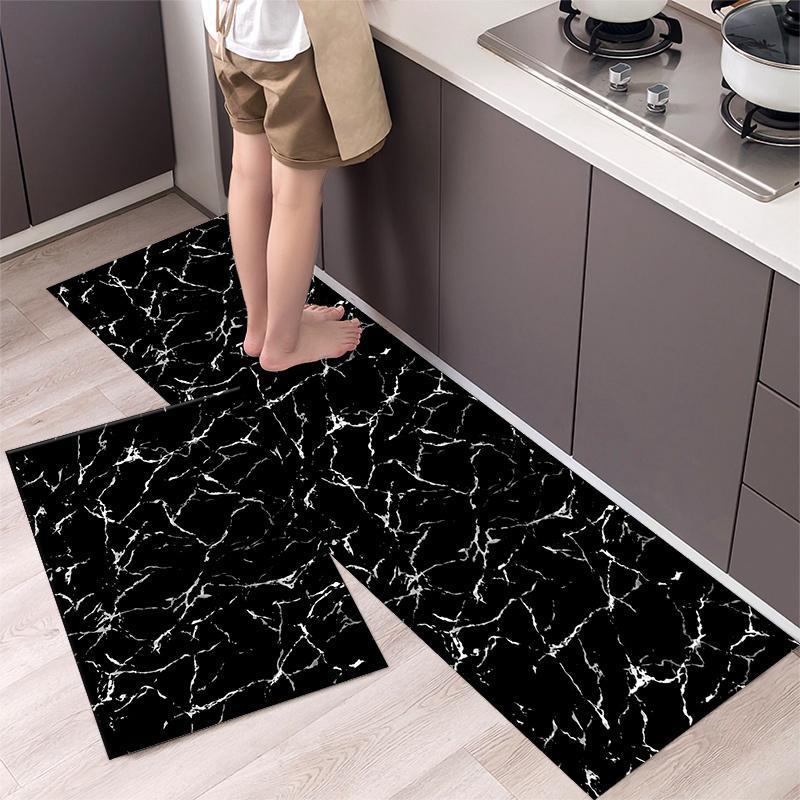 Kitchen Anti Slip Mats Durable and Comfortable Floor Protection, Large 120x40cm & Medium 60x40cm