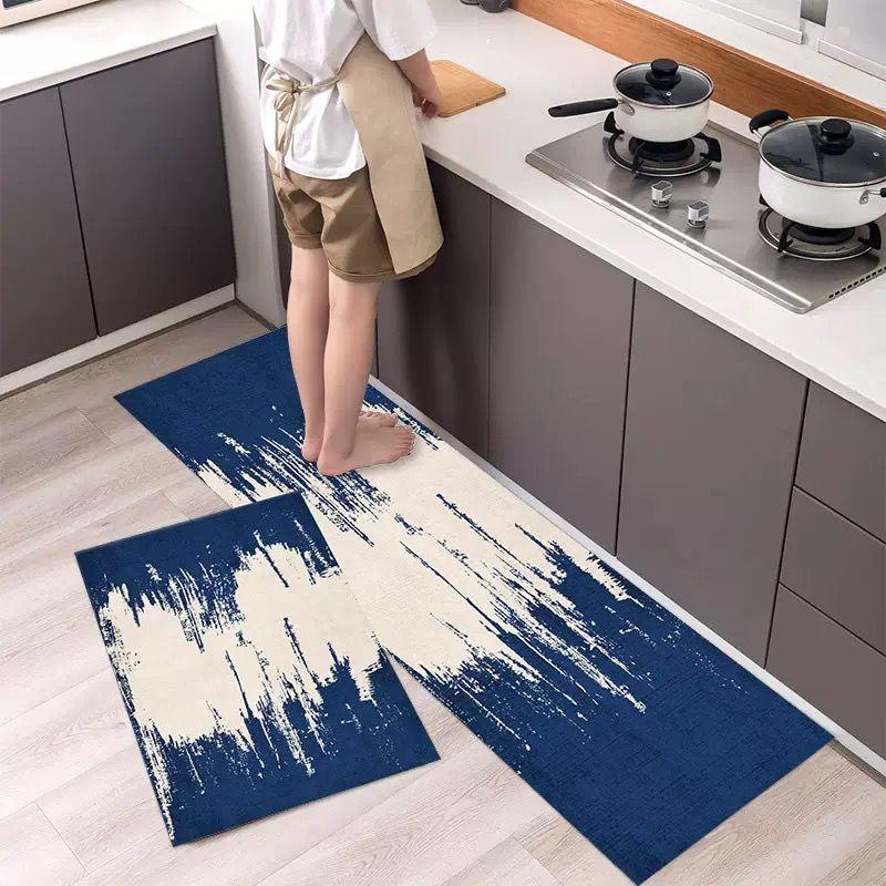 Kitchen Anti Slip Mats Durable and Comfortable Floor Protection, Large 120x40cm & Medium 60x40cm