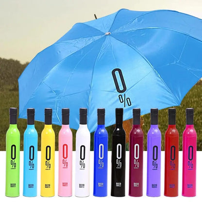 New Bottle Umbrellas| Compact and Stylish, Available in Multiple Colors (Violet, Yellow, Blue, Sky Blue, Red, White, Black, Pink, Purple, Green, Orange)