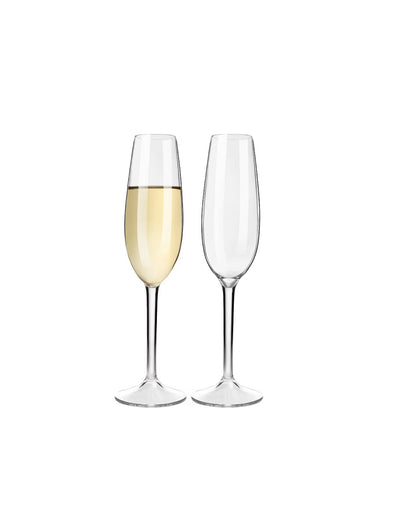 Elegant Gold Champagne Glasses | Premium Quality, 260ml Capacity, Boxed Set of 6