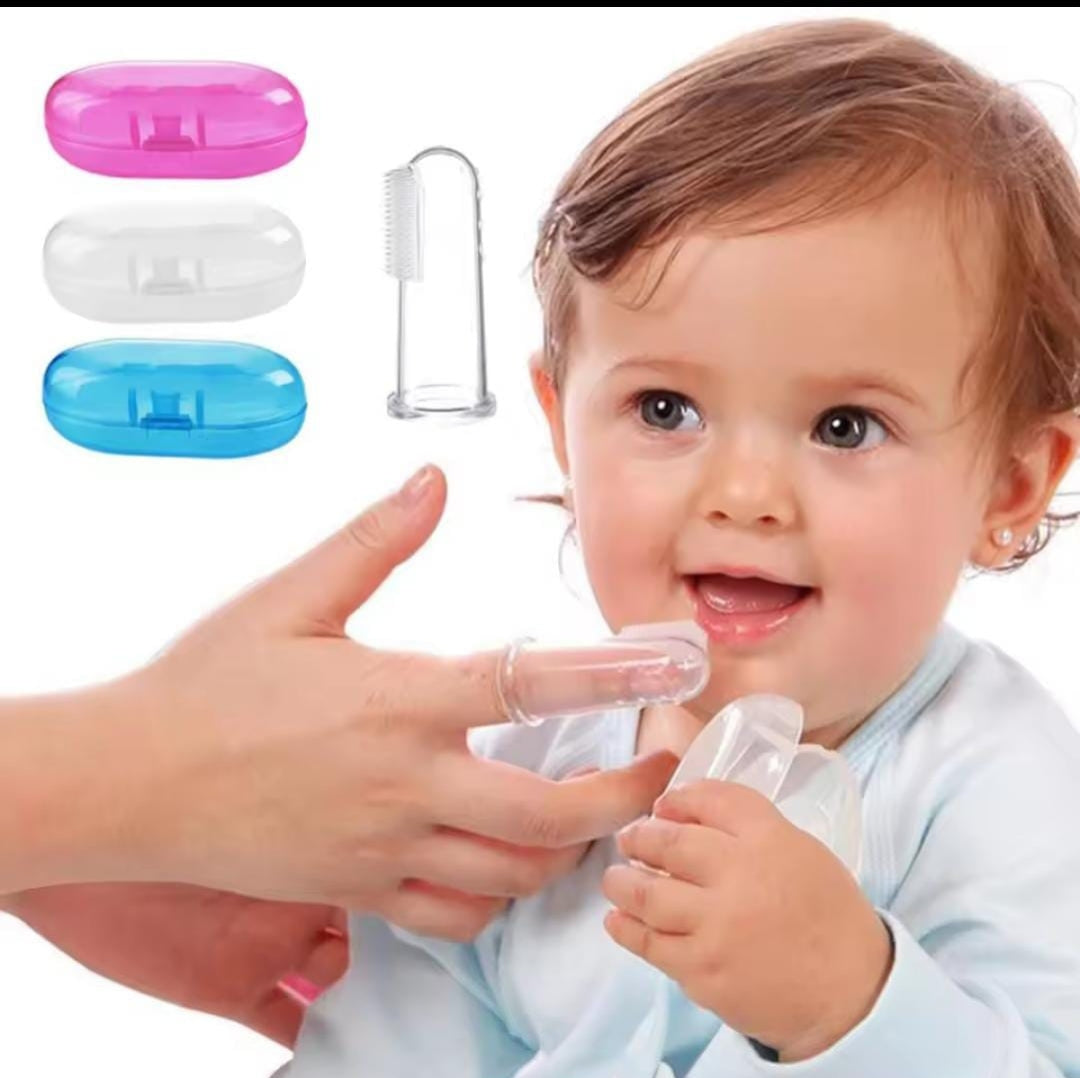 Baby Silicone Toothbrush |  Soft & Gentle Oral Care for Infants and Toddlers