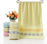 Cotton Hand Towels Set of 6, Soft and Absorbent, 18x24 Inches multi colour.