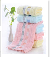 Cotton Hand Towels Set of 6, Soft and Absorbent, 18x24 Inches multi colour.