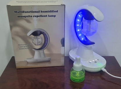 3in1 Multifunctional Humidified Mosquito Repellent Lamp | Humidifier, Night Lamp, and Insect Repellent (15.5cm x 9.9cm x 20.5cm)| Bedroom| Living Room| Lamps