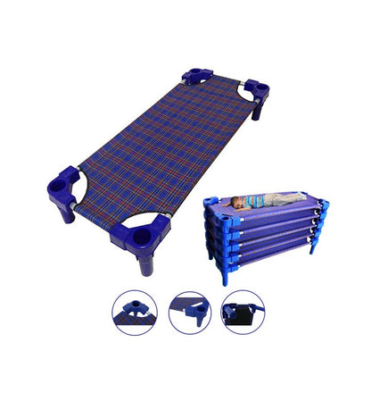 Kids Stackable Bed Space Saving Design, Durable and Comfortable, Size 138x58x26cm