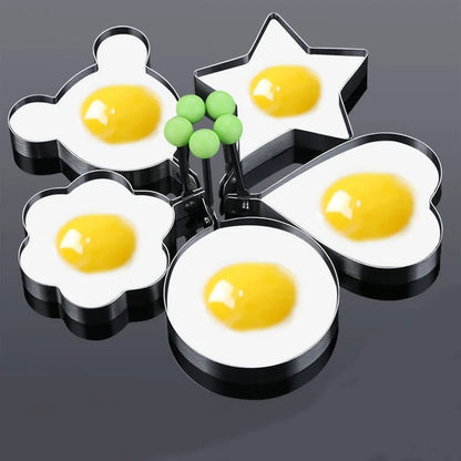 High Quality Stainless Steel Fried Egg Shaper Pancake Mould | Omelette Mold & Cooking Tools for Perfect Eggs and Pancakes