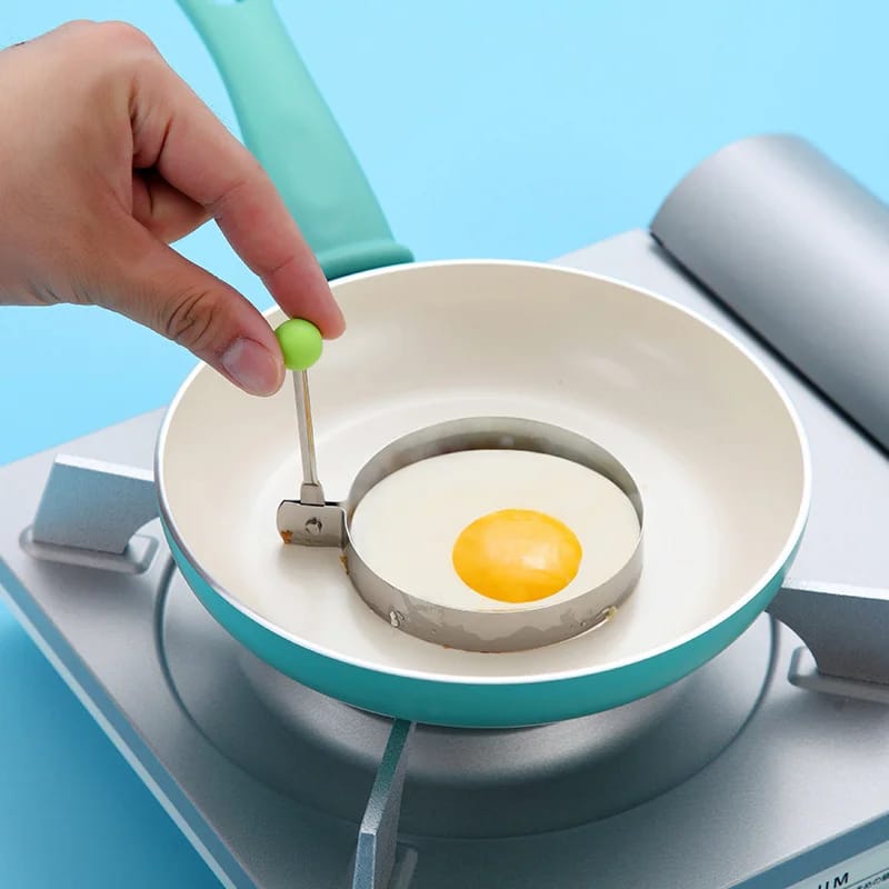 High Quality Stainless Steel Fried Egg Shaper Pancake Mould | Omelette Mold & Cooking Tools for Perfect Eggs and Pancakes