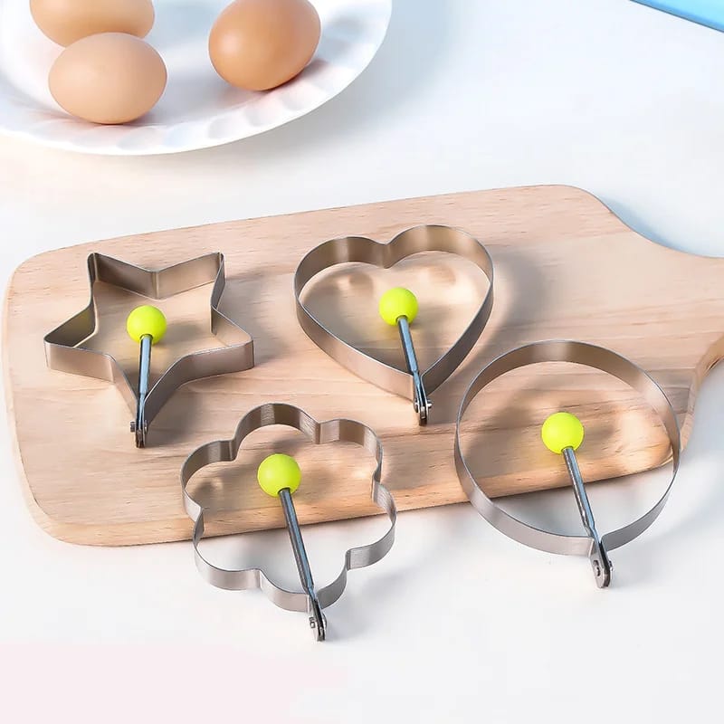 High Quality Stainless Steel Fried Egg Shaper Pancake Mould | Omelette Mold & Cooking Tools for Perfect Eggs and Pancakes