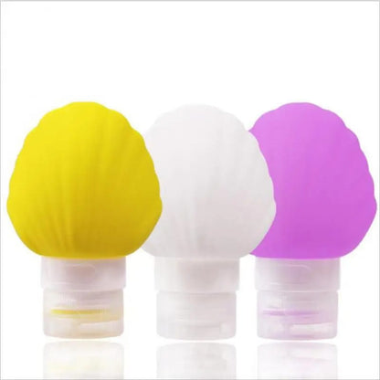 90ml Silicone Travel Bottles – Refillable Easy-Squeeze Containers for Shampoo, Lotion, Cream, and Soap