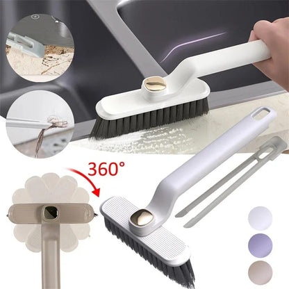 360 Degree Rotating Crevice Cleaning Brush | Gap & Tile Joints Cleaner for Bathroom, Toilet, Shower, and Floor