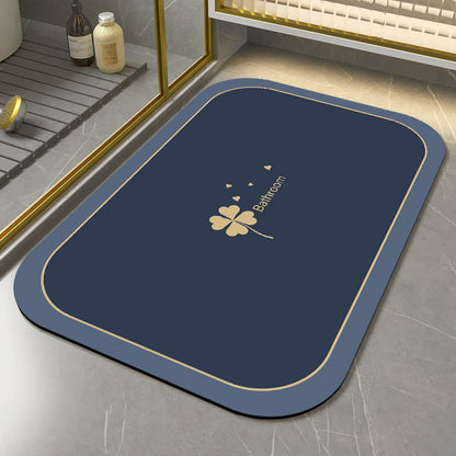 Super Absorbent Diatom Bathroom Mat 40x60cm, Non Slip Design for Quick Drying and Safety