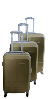 3 in 1 Rubber Suitcase Set | Durable Luggage with 3 Sizes for Travel |  Lightweight, Sturdy, and Travel-friendly