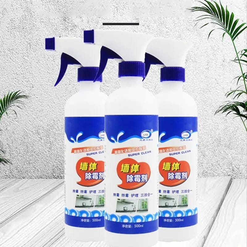 Mildew Household Cleaner Spray – 500ml Foam Remover for Kitchen, Bathroom, Washing Machine, Toilet, and Walls