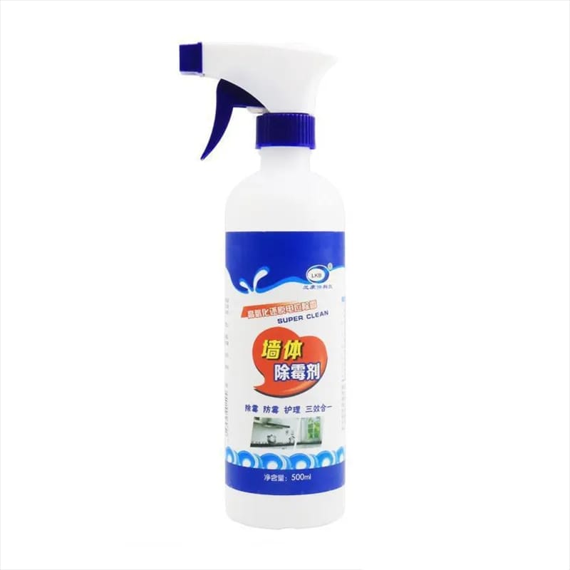 Mildew Household Cleaner Spray – 500ml Foam Remover for Kitchen, Bathroom, Washing Machine, Toilet, and Walls