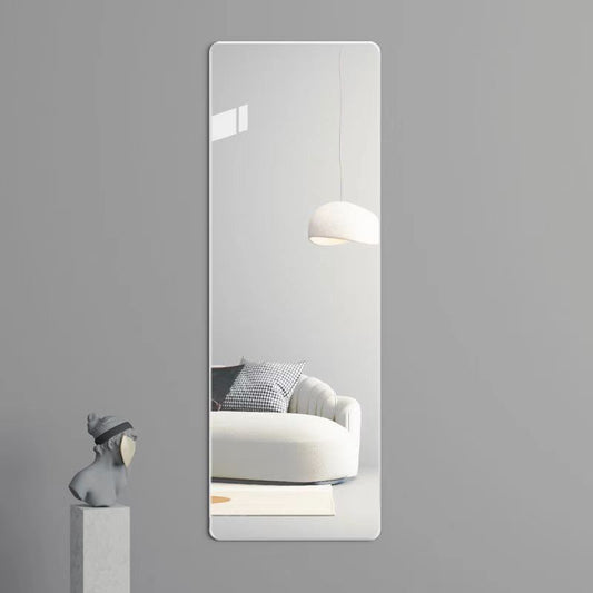 Wall Mounted Flexible Mirror – Unbreakable, 118x40cm, Easy Self-Adhesive Installation