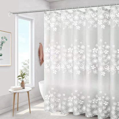 Waterproof EVA Shower Curtain Chlorine-Free, Anti Bacteria, Anti Mold, 180x180cm