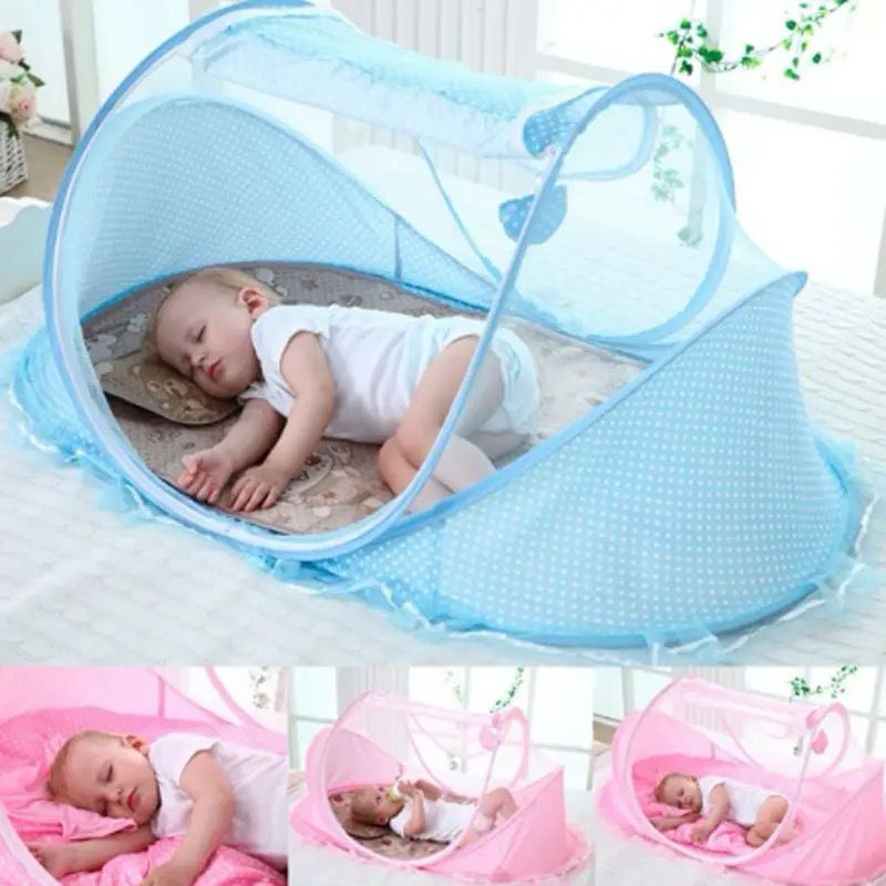 Portable Foldable Baby Mosquito Netting |Newborn Sleep Bed, Travel Baby Net, Play Tent for Children, Mixed Colors