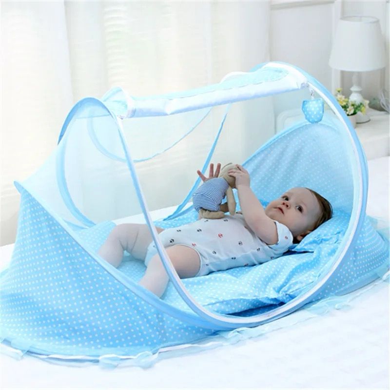 Portable Foldable Baby Mosquito Netting |Newborn Sleep Bed, Travel Baby Net, Play Tent for Children, Mixed Colors