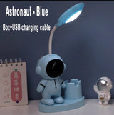 Creative Astronaut LED Night Light with MultiFunction Pen Holder | Ideal for Living Rooms, Bedrooms, and Nurseries