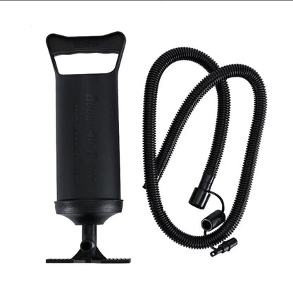 Quick Hand Air Pump / Manual Pump – 3 Nozzle Attachments for Inflatable Mattress, Pools, and Seats