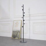 Marble Base Luxury Coat Rack Floor Standing Clothes & Hat Hanger, Multifunctional Tree Hanger for Handbags & Home Accessories, Available in Black, White, & Gold