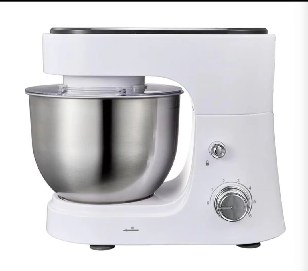 Stand Mixer – 1500W Powerful Motor, 4-5L Capacity, 6-Speed Levels, Low Noise, Pop-Up Design with Detachable Mixing Bowl