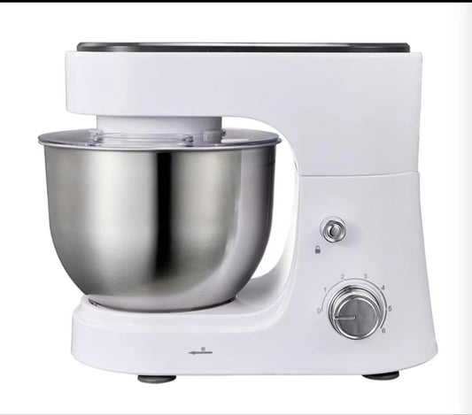 Stand Mixer – 1500W Powerful Motor, 4-5L Capacity, 6-Speed Levels, Low Noise, Pop-Up Design with Detachable Mixing Bowl