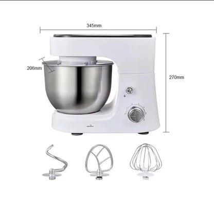 Stand Mixer – 1500W Powerful Motor, 4-5L Capacity, 6-Speed Levels, Low Noise, Pop-Up Design with Detachable Mixing Bowl