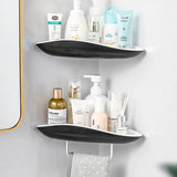 Bathroom Shelf Organizer Storage Rack | Makeup Organizer & Towel Holder | Easy-Carry Design for Efficient Bathroom Organization