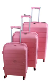 3 in 1 Rubber Suitcase Set | Durable Luggage with 3 Sizes for Travel |  Lightweight, Sturdy, and Travel-friendly