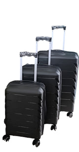 3 in 1 Rubber Suitcase Set | Durable Luggage with 3 Sizes for Travel |  Lightweight, Sturdy, and Travel-friendly