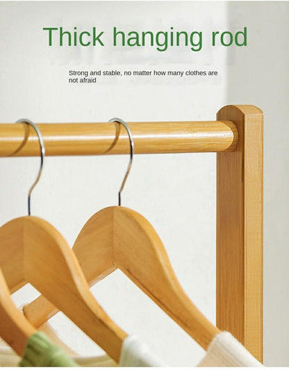 Bamboo Cloth Rack Strong, Sturdy, and Easy to Assemble