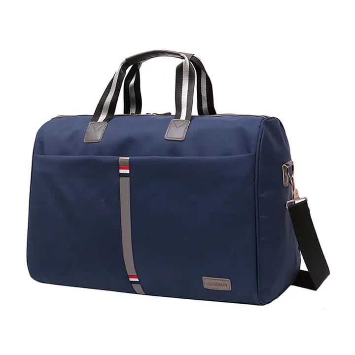 Travel Duffle Bag |Compact & Lightweight Oxford Duffel, 42x28x20cm, Available in Wine Red, Black, Navy Blue, and Purple