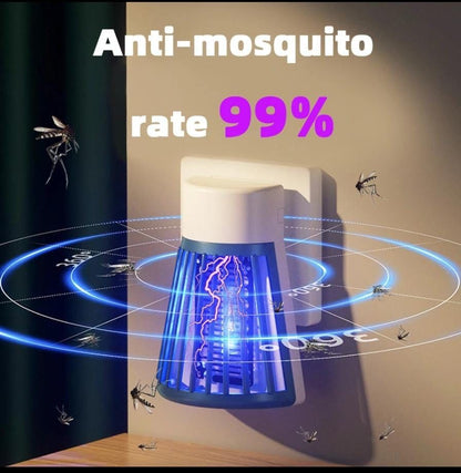 Wall Mounted Electric Mosquito Repellent Killer Lamp Wide Coverage, Quiet LED Bug Zapper