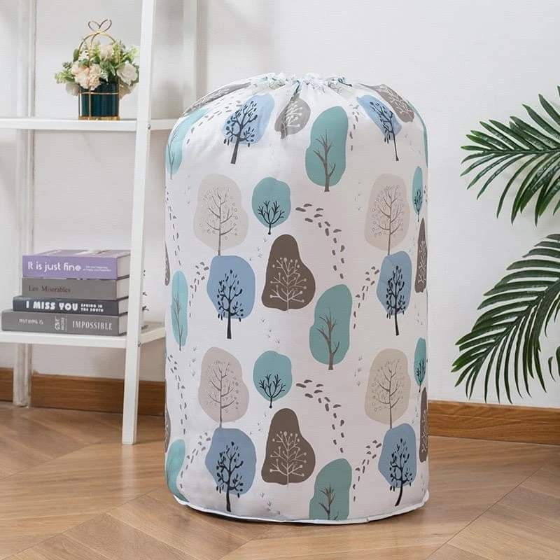 Waterproof PVC Quilt/Duvet Multipurpose Storage Bag | Circular 85x45cm, Ideal for Bedding and Household Items