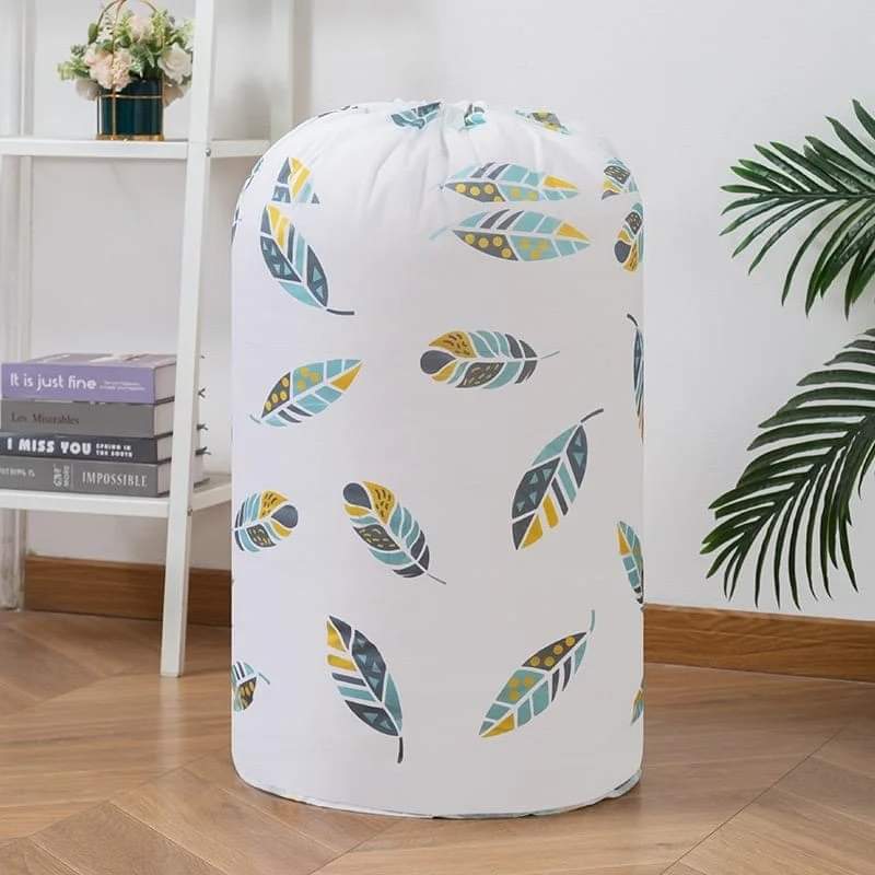 Waterproof PVC Quilt/Duvet Multipurpose Storage Bag | Circular 85x45cm, Ideal for Bedding and Household Items