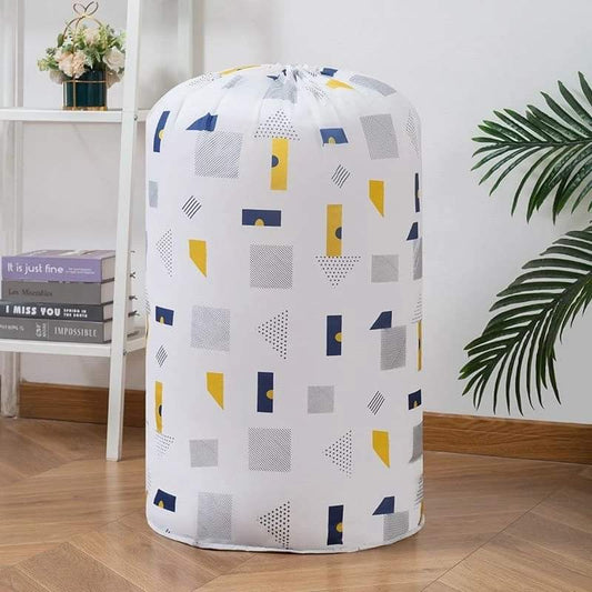 Waterproof PVC Quilt/Duvet Multipurpose Storage Bag | Circular 85x45cm, Ideal for Bedding and Household Items