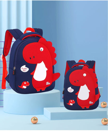 3D Dinosaur Cartoon Kids School Bag Cute Toddler Backpack, Medium Size 30x22x10cm