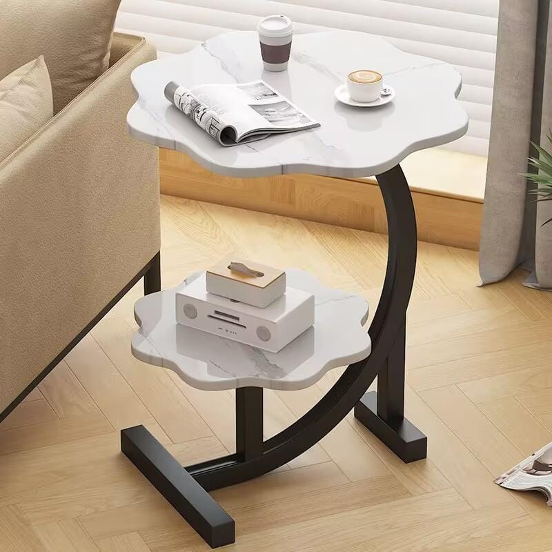 Double Layer Side Table Stool 40x60cm, Stylish and Functional Design