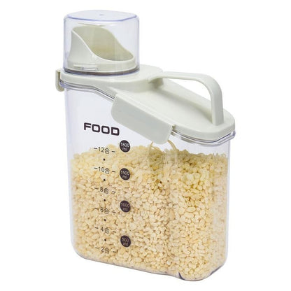 Acrylic Cereal|Food Storage Container 2.8kg Capacity, Airtight for Dry Food and Cereal Storage