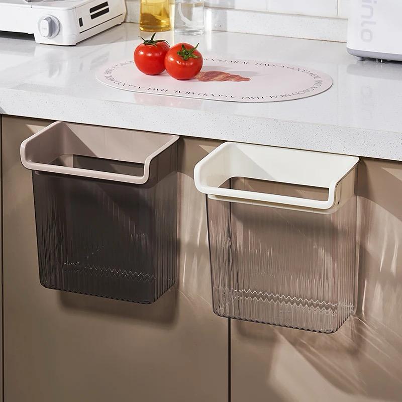 Kitchen Cabinet Door Under Sink Holder Space Saving Organizer for Cleaning Supplies, Trash Bags, and More