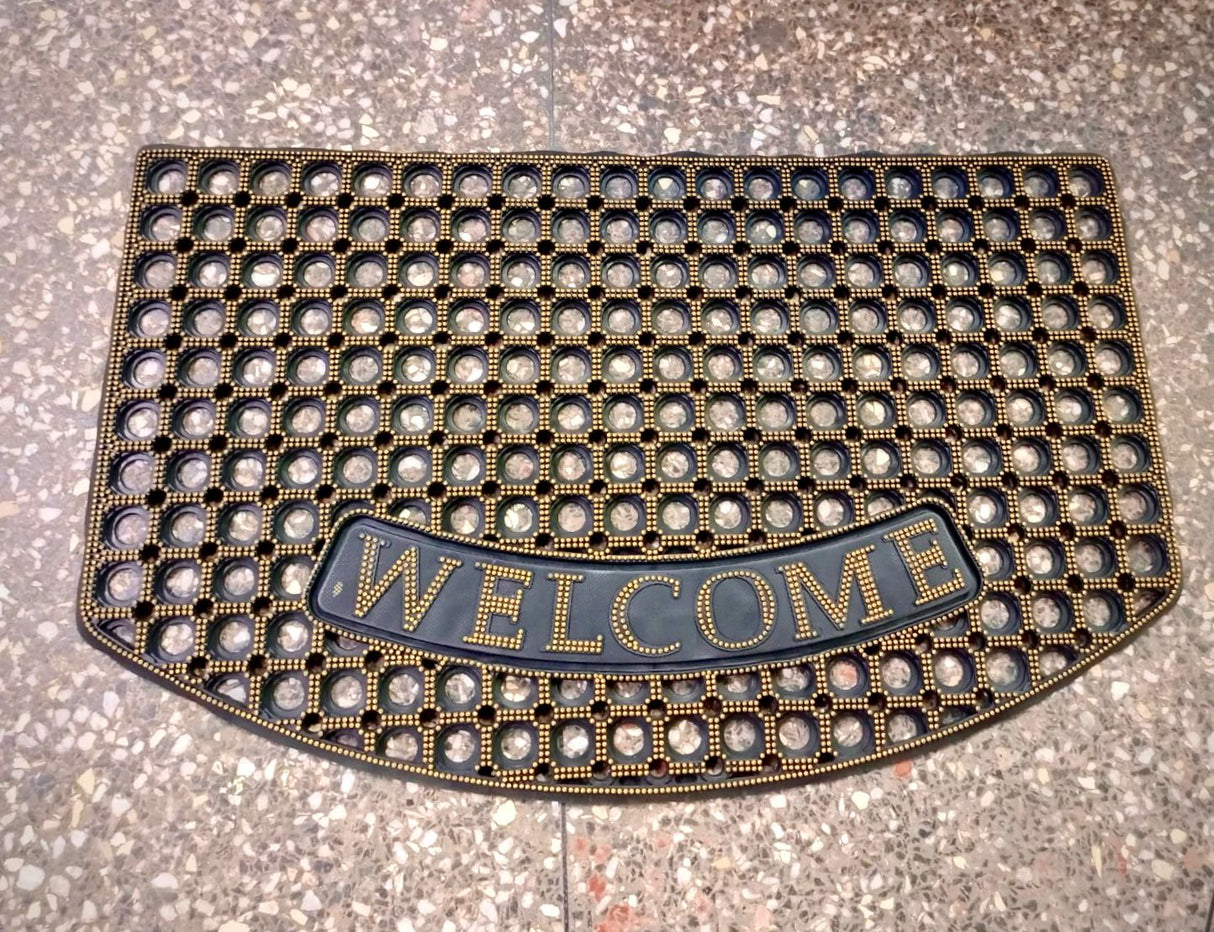 High quality rubber Welcome Door Mat (48 x 78 cm)