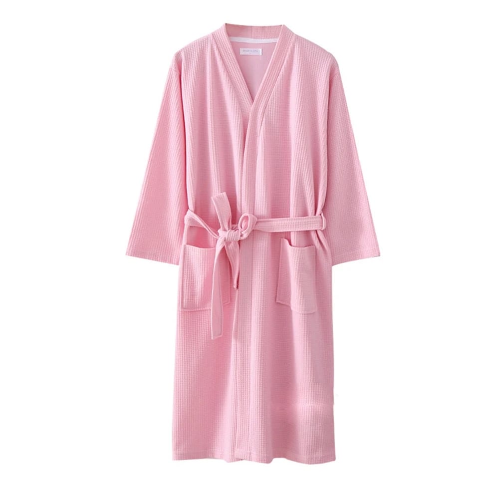 100% Cotton Bathrobe Soft and Absorbent Spa Quality Robe for Men and Women