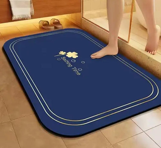 Super Absorbent Diatom Bathroom Mat 40x60cm, Non Slip Design for Quick Drying and Safety