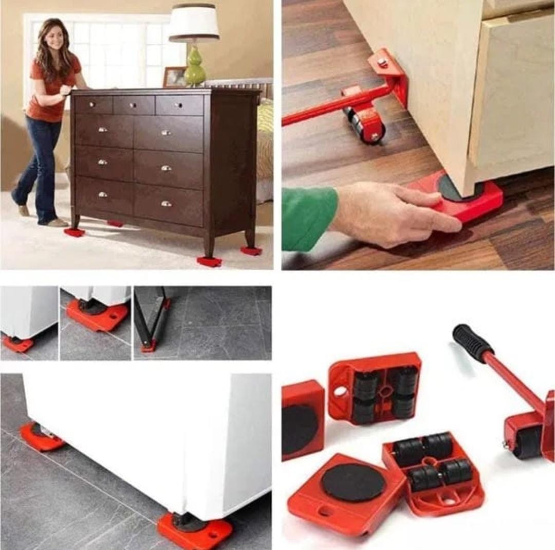 New Heavy Duty Furniture Lifter and Mover Set |Roller Transport Tool for Easy Furniture Moving