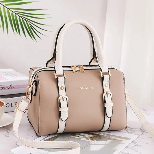 Ladies Small Handbag Stylish and Compact Purse, Beige Color, Perfect for Daily Use and Special Occasions