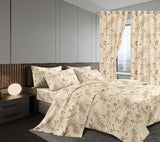 7 Pc Curtain Duvets Set