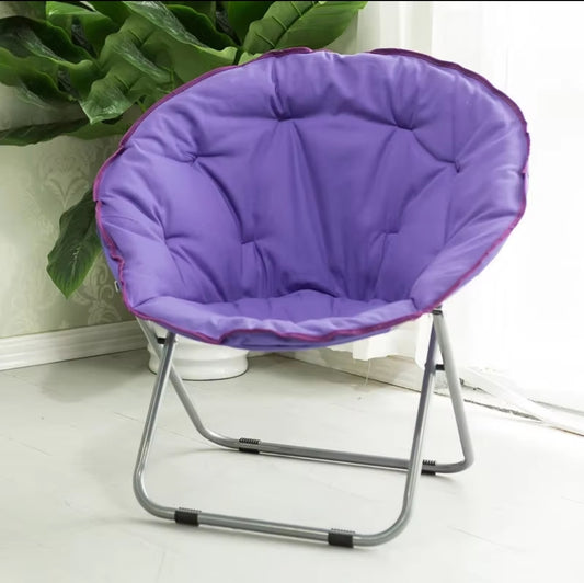 Foldable Moon Chair / Cozy and Comfortable Seating for Outdoor, Picnic, or Interior Use, Ideal for Adults and Children