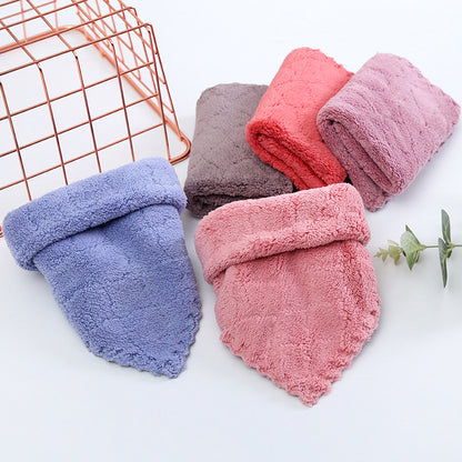 5Pcs Coral Fleece Dishcloths 30x30cm Soft Absorbent Hand Towels for Kitchen, Tableware, and Home Cleaning