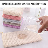 Microfiber Super Soft Hand Face Towel Quick Dry, Water Absorbent, Lint Free, Skin Friendly Bathroom Towel